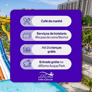 Diroma Thermas Direto Com O Grupo Diroma Com Acesso Ao Acqua Park E Cafe Da Manha Caldas Novas